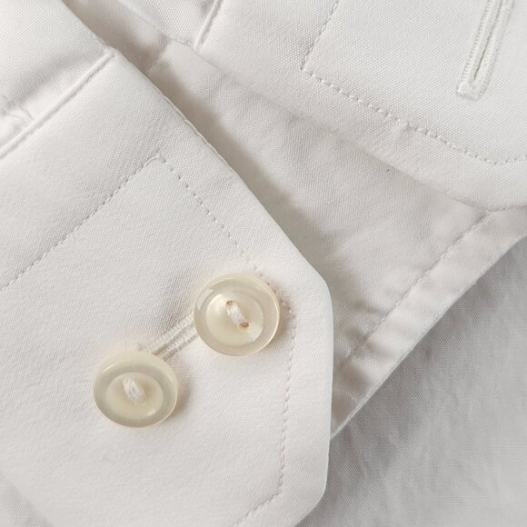 Eton Cotton Romania Contemporary 16 Poplin Convertible Cuff White Men Work Shirt - Picture 4 of 16